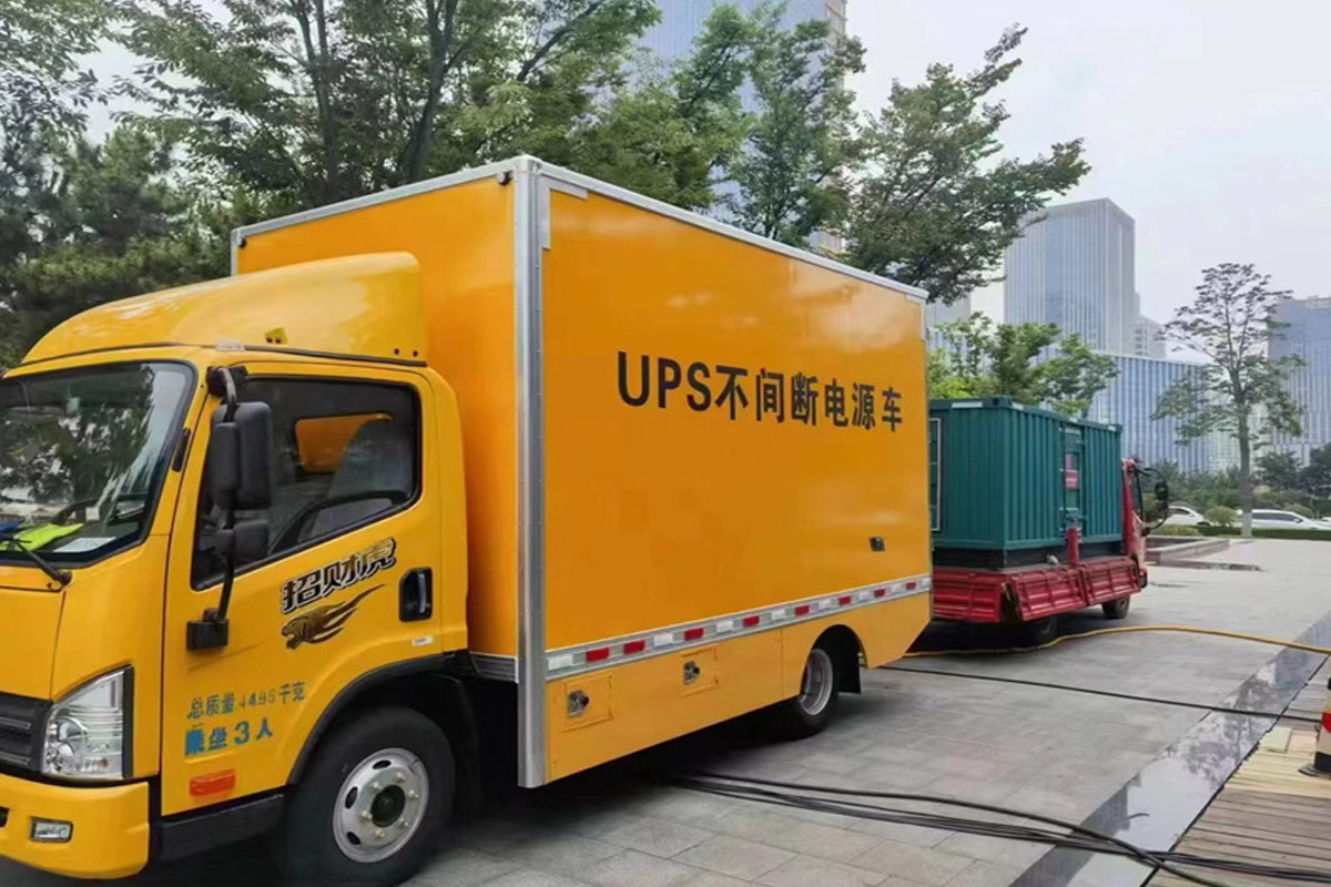 日喀则发电机租赁施工现场